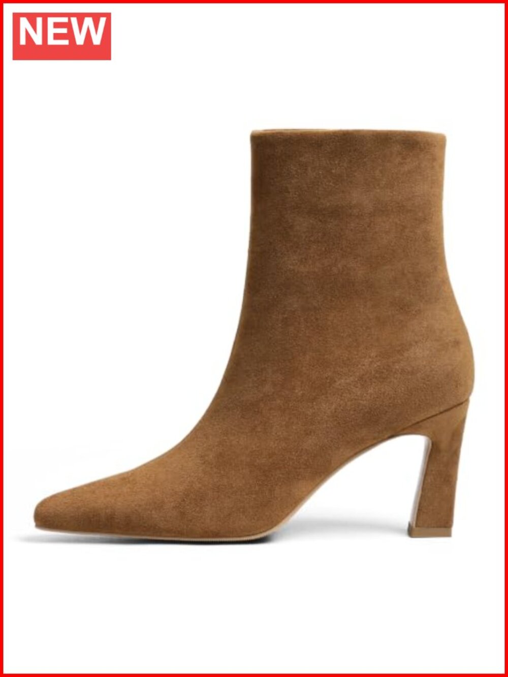 Faux Suede Kitten Heel Ankle Boots Side Zipper Women's Booties